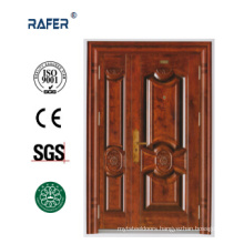 New Design and High Quality Mother Son Steel Door (RA-S156)